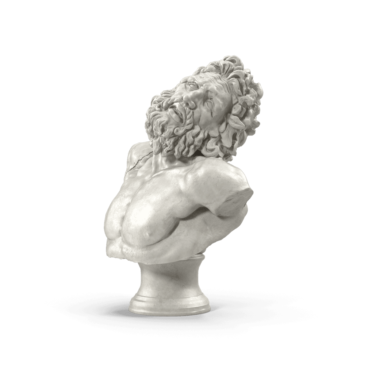 Classical bust sculpture