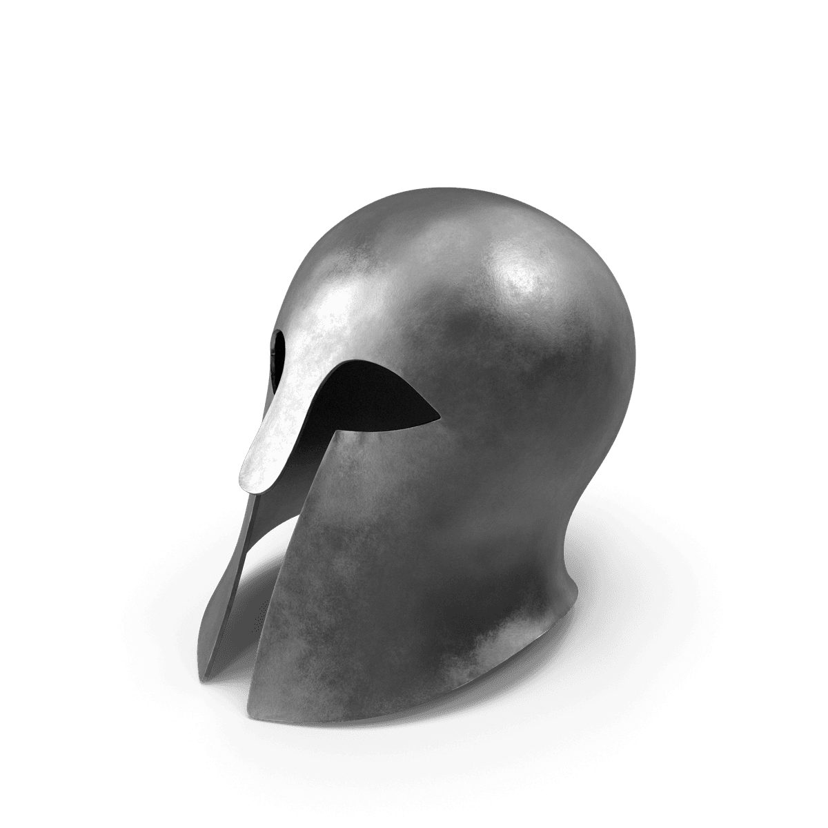 Spartan helmet sculpture